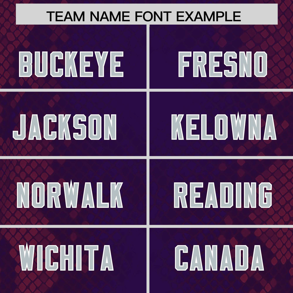 Custom Purple Personalized Snakeskin Graffiti Pattern Authentic American Football Jersey