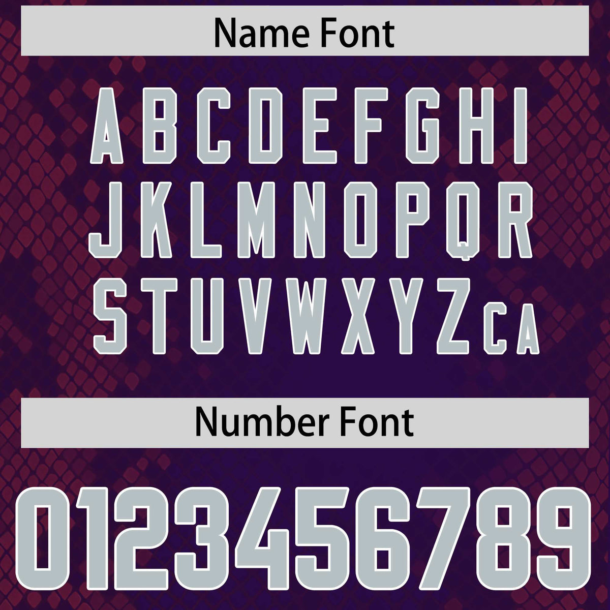 Custom Purple Personalized Snakeskin Graffiti Pattern Authentic American Football Jersey