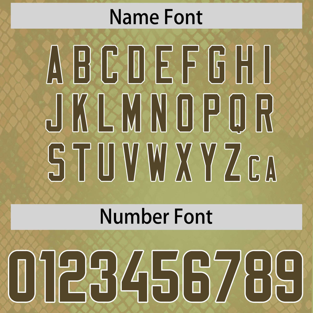 Custom Champagne Personalized Snakeskin Graffiti Pattern Authentic American Football Jersey