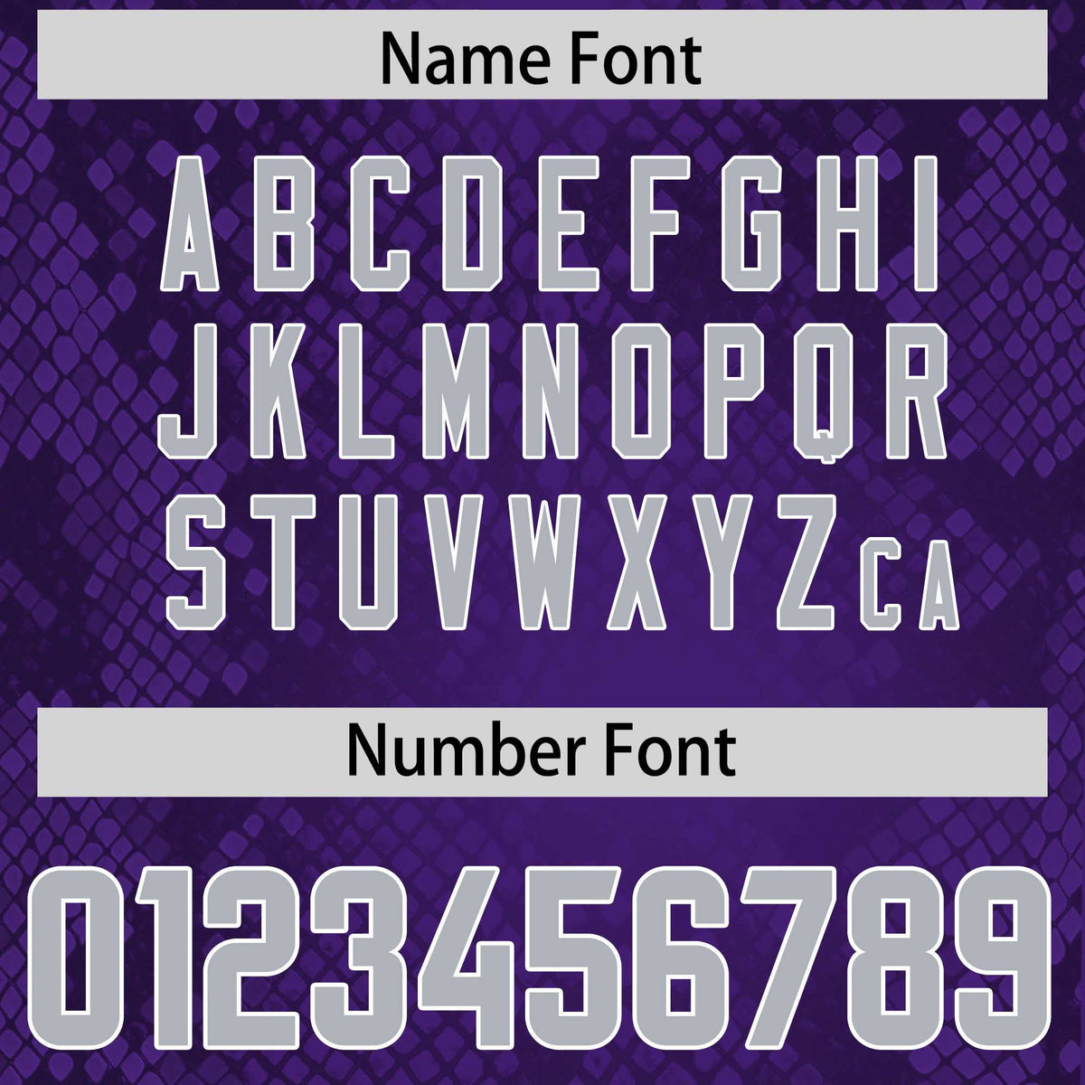 Custom Purple Personalized Snakeskin Graffiti Pattern Authentic American Football Jersey