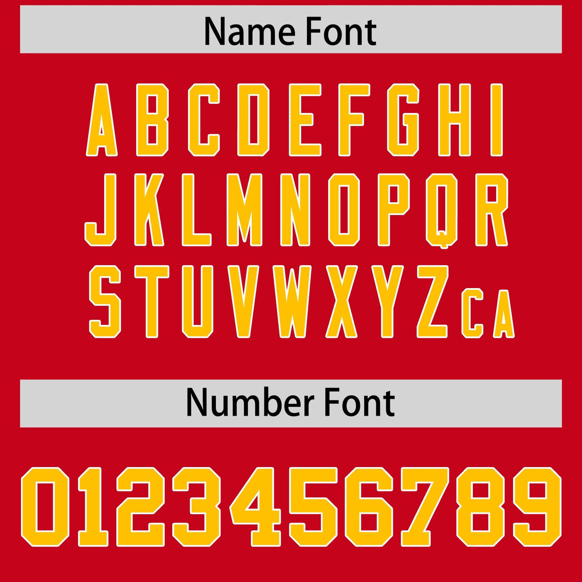 Custom Red Yellow Personalized Shoulder Cut Two-Tone Authentic American Football Jersey