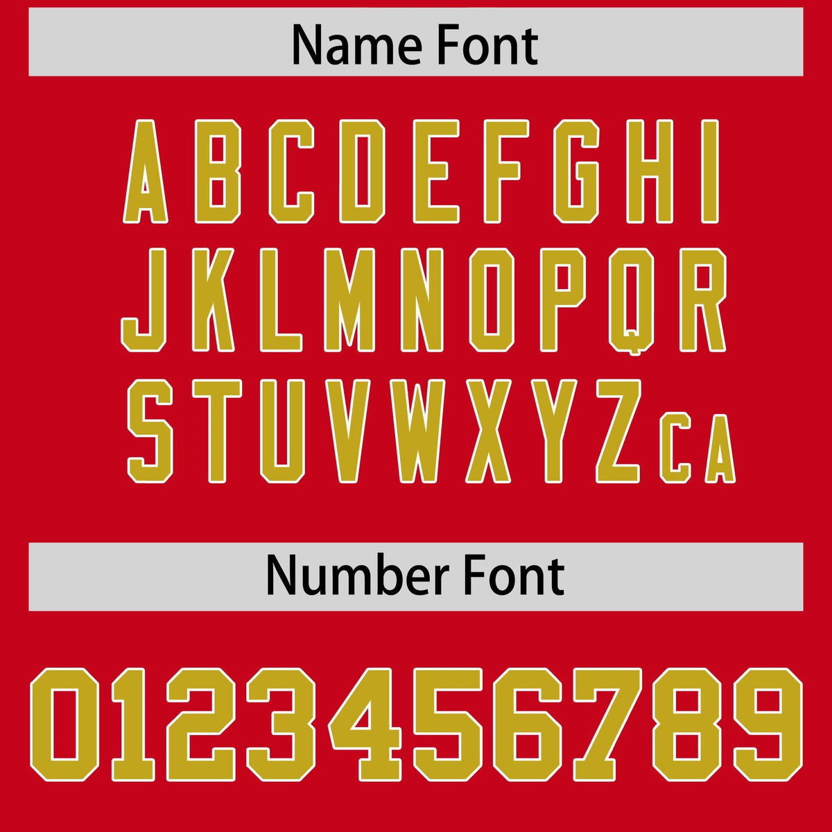 Custom Red Old Gold Personalized Shoulder Cut Two-Tone Authentic American Football Jersey