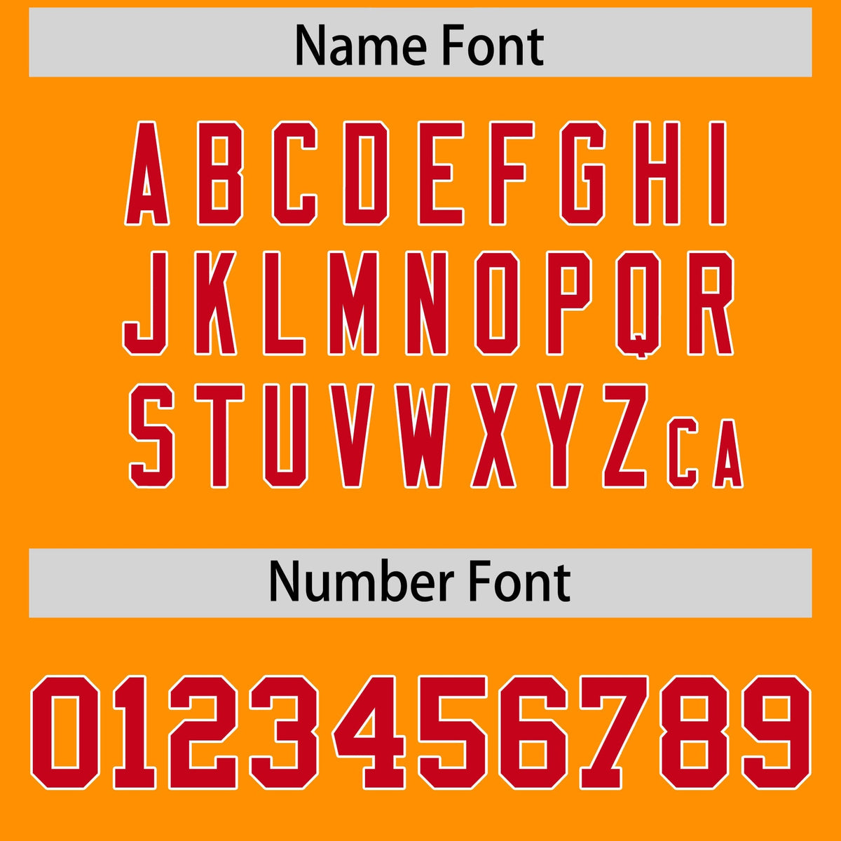 Custom Gold Orange Red Personalized Shoulder Cut Two-Tone Authentic American Football Jersey