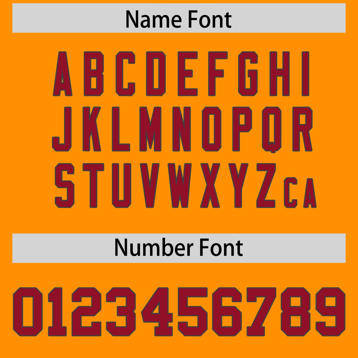 Custom Gold Orange Cardinal Personalized Shoulder Cut Two-Tone Authentic American Football Jersey