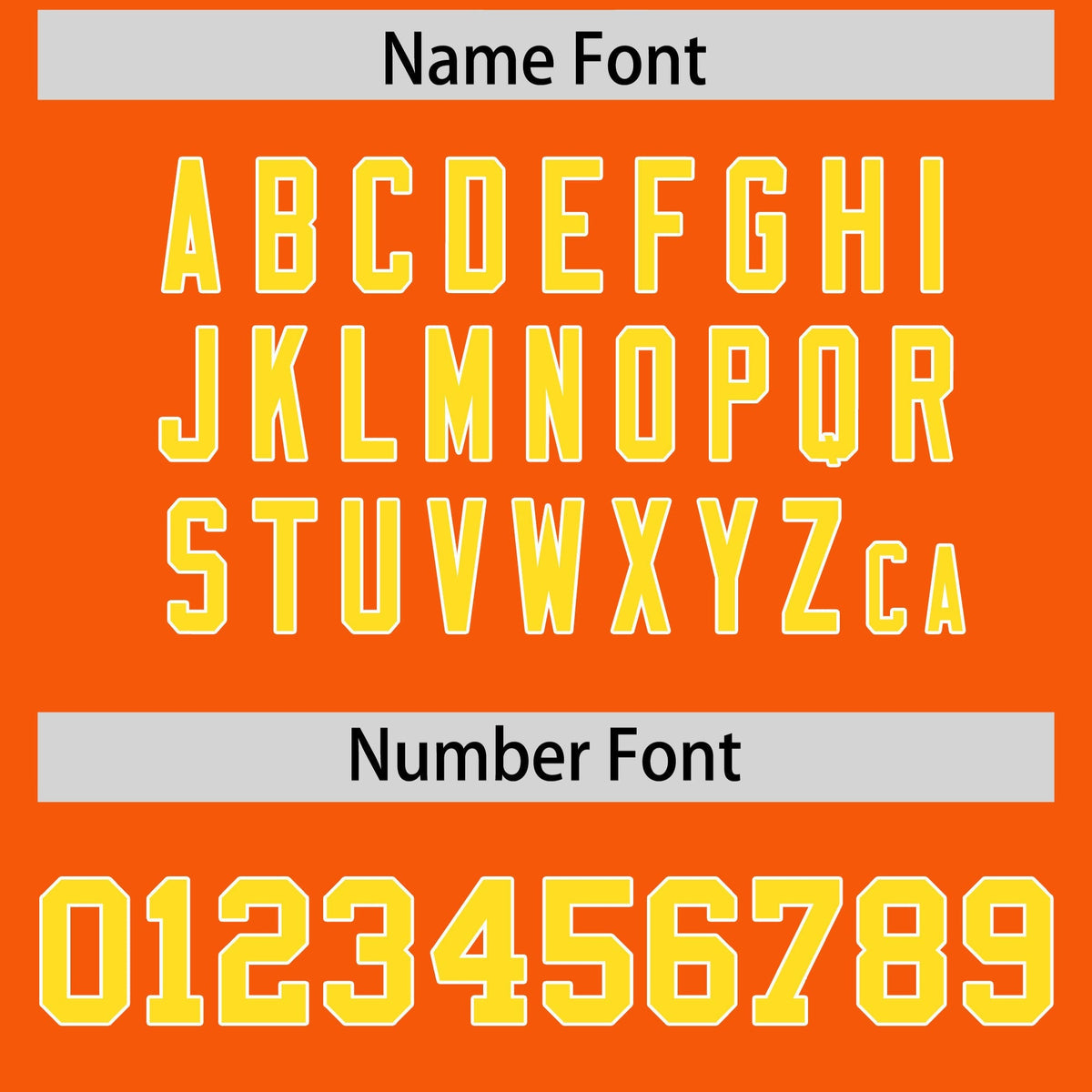 Custom Orange Gold Personalized Shoulder Cut Two-Tone Authentic American Football Jersey