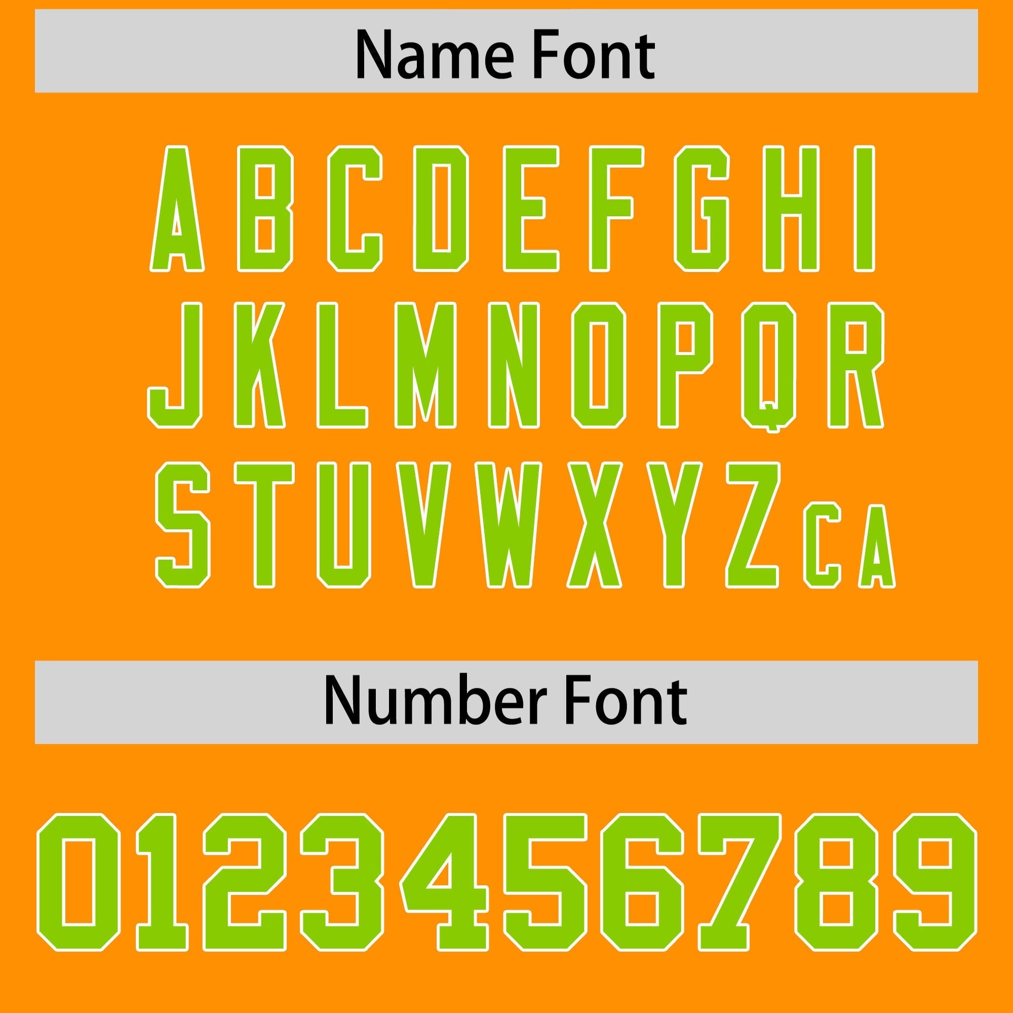Custom Gold Orange Neon Green Personalized Shoulder Cut Two-Tone Authentic American Football Jersey