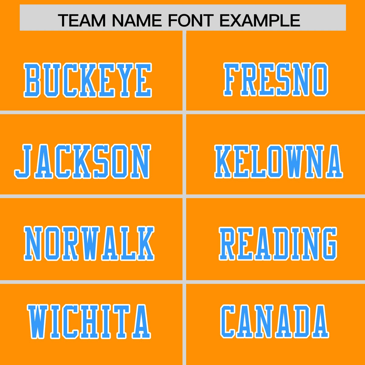 Custom Gold Orange Powder Blue Personalized Shoulder Cut Two-Tone Authentic American Football Jersey