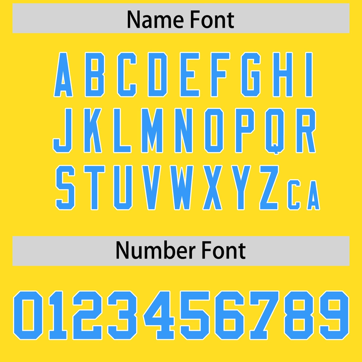 Custom Gold Powder Blue Personalized Shoulder Cut Two-Tone Authentic American Football Jersey