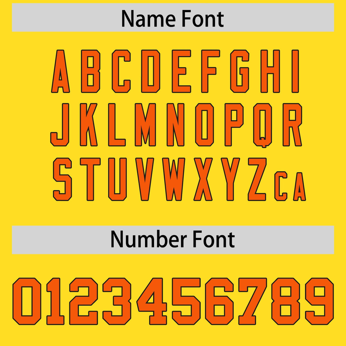 Custom Gold Orange Personalized Shoulder Cut Two-Tone Authentic American Football Jersey