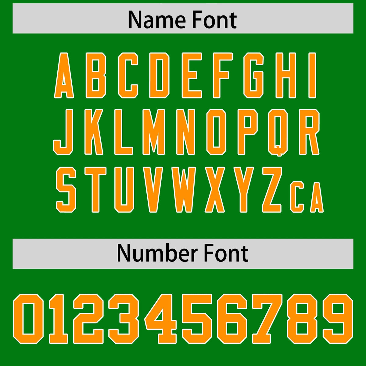 Custom Kelly Green Gold Orange Personalized Shoulder Cut Two-Tone Authentic American Football Jersey