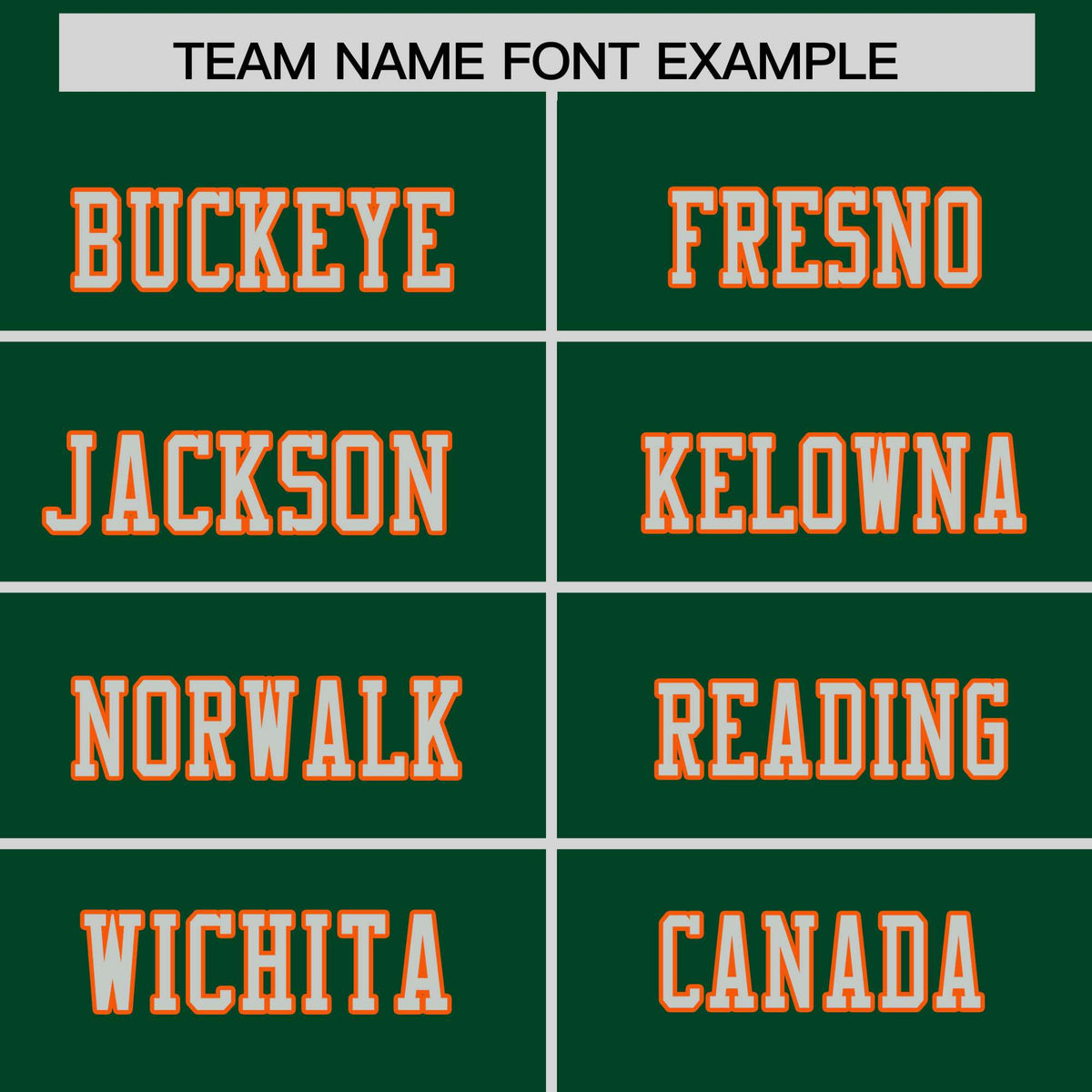 Custom Green Orange Personalized Shoulder Cut Two-Tone Authentic American Football Jersey
