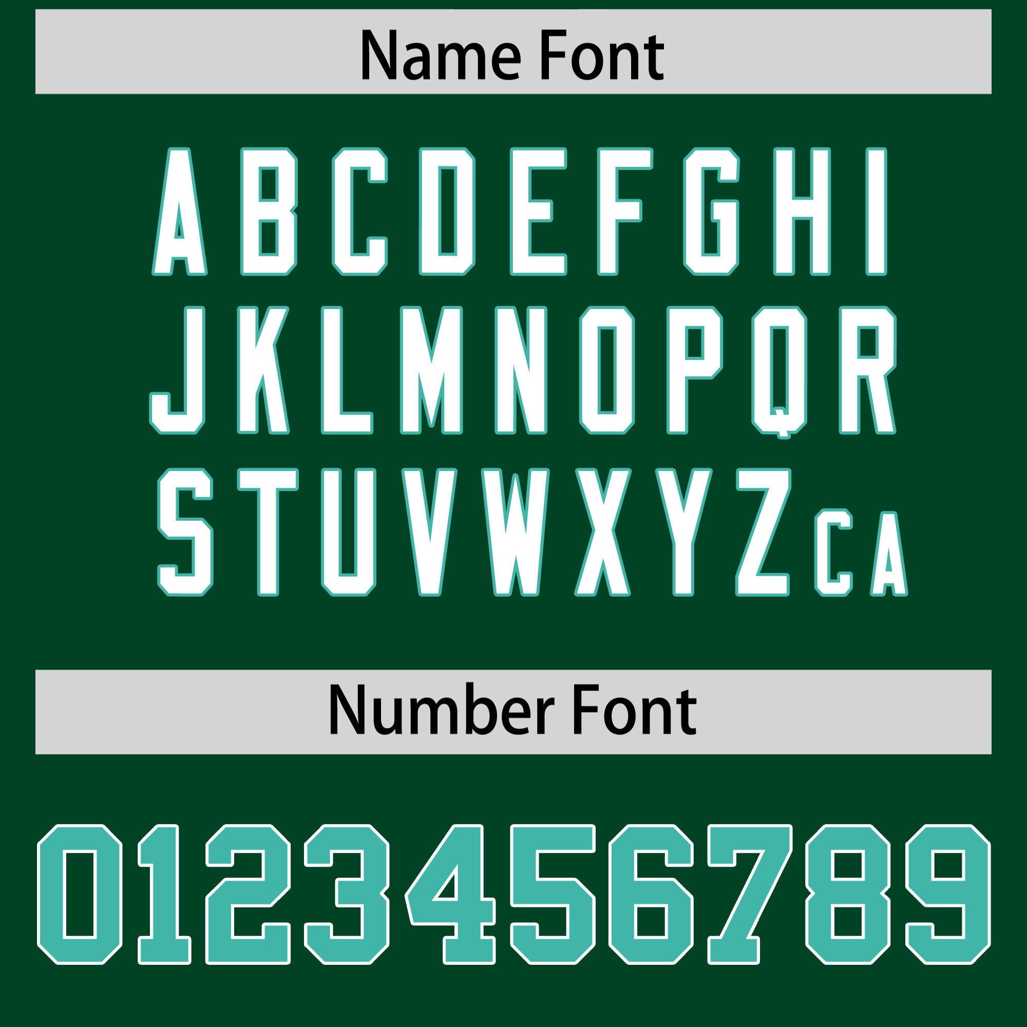 Custom Green Aqua Personalized Shoulder Cut Two-Tone Authentic American Football Jersey