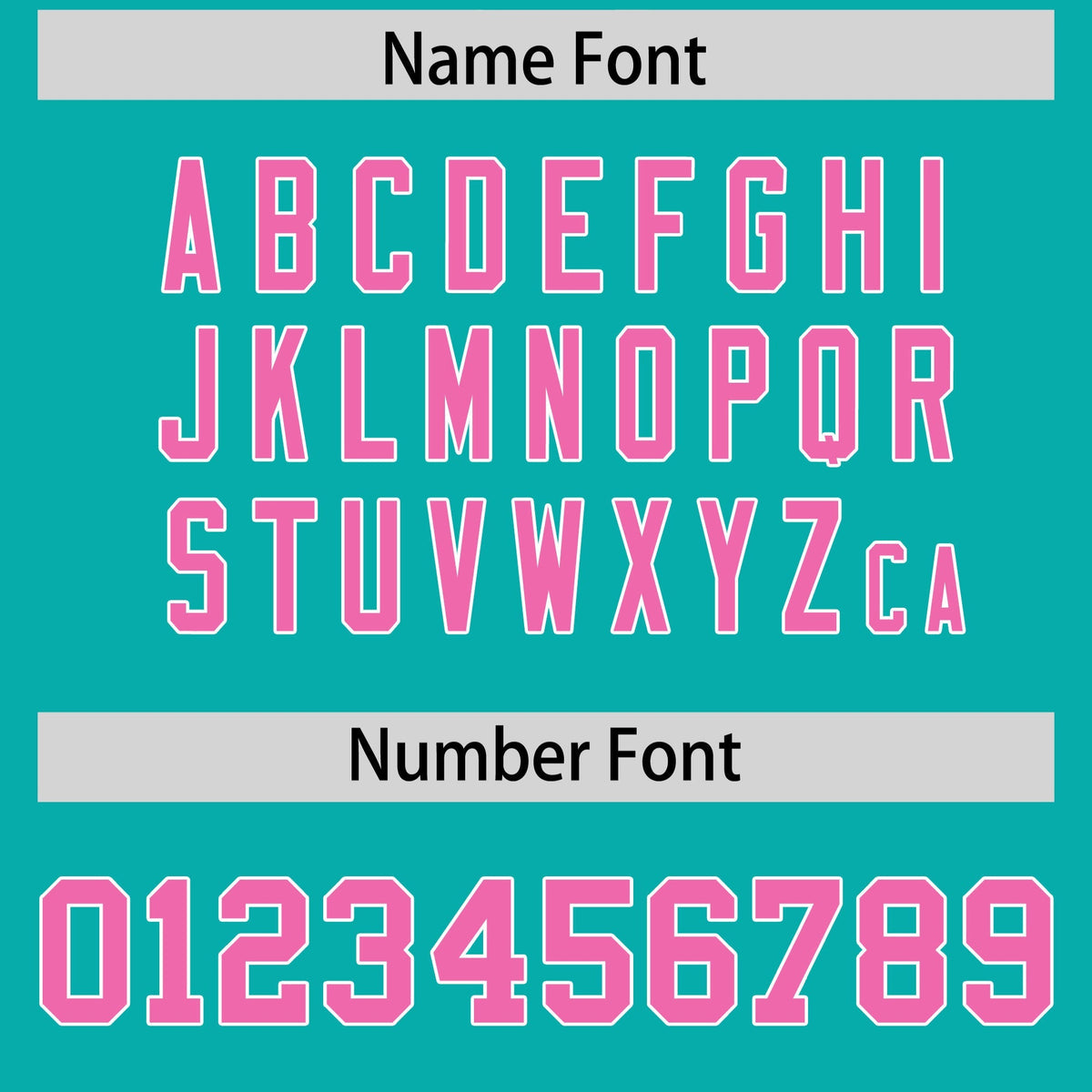 Custom Aqua Pink Personalized Shoulder Cut Two-Tone Authentic American Football Jersey