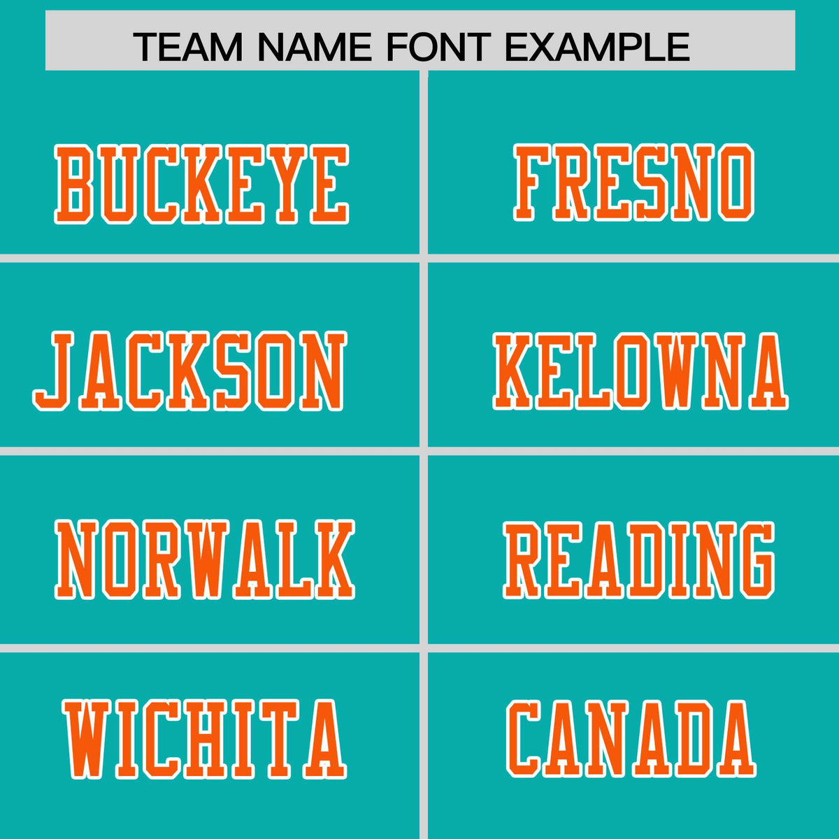 Custom Aqua Orange Personalized Shoulder Cut Two-Tone Authentic American Football Jersey