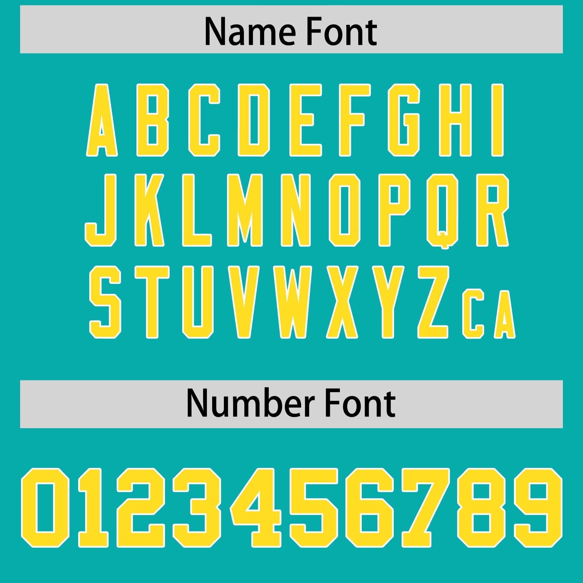 Custom Aqua Gold Personalized Shoulder Cut Two-Tone Authentic American Football Jersey
