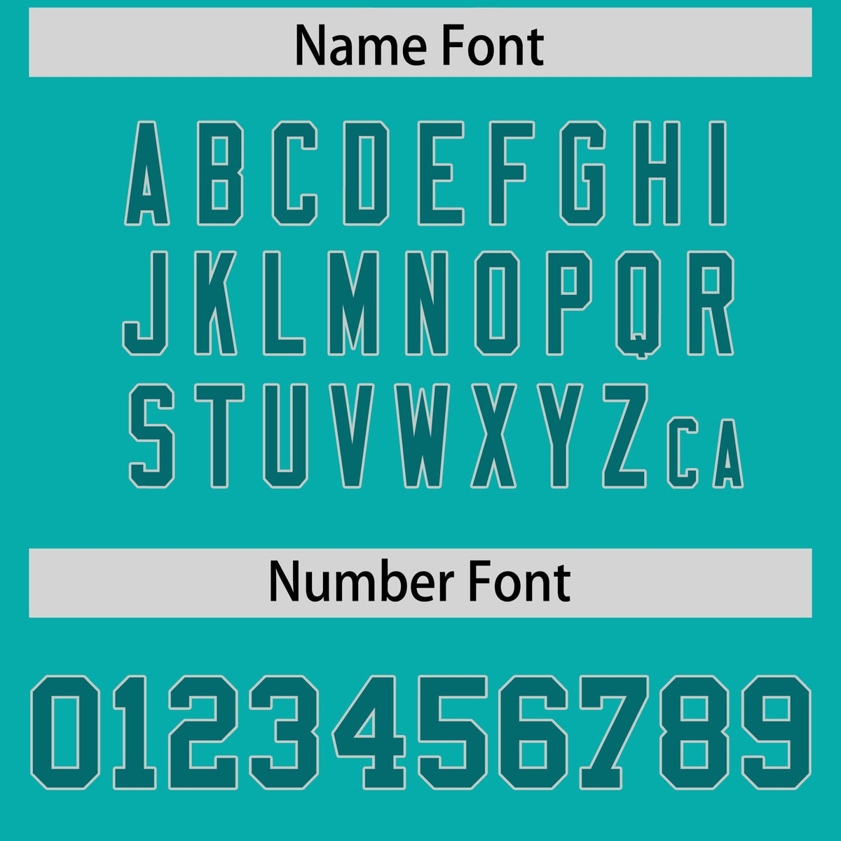 Custom Aqua Aqua Personalized Shoulder Cut Two-Tone Authentic American Football Jersey