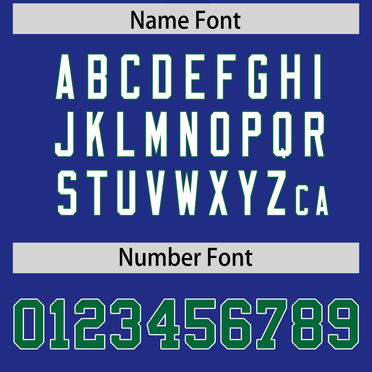 Custom Royal Kelly Green Personalized Shoulder Cut Two-Tone Authentic American Football Jersey