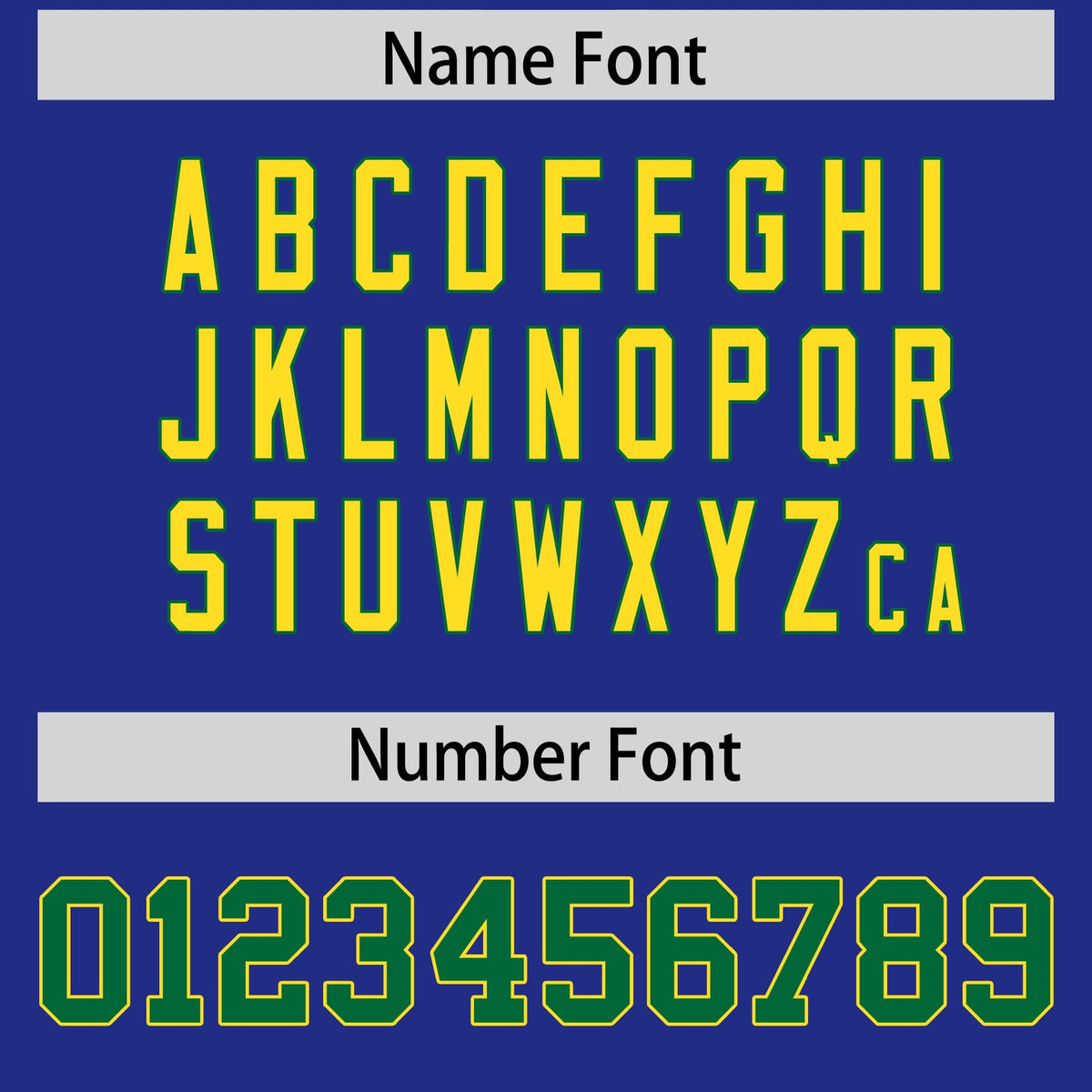 Custom Royal Kelly Green Personalized Shoulder Cut Two-Tone Authentic American Football Jersey