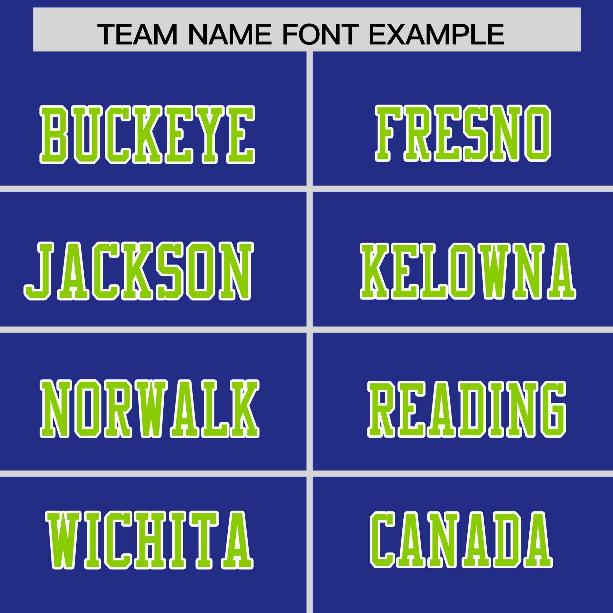Custom Royal Neon Green Personalized Shoulder Cut Two-Tone Authentic American Football Jersey