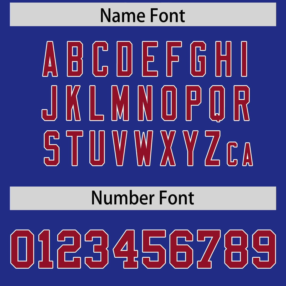 Custom Royal Cardinal Personalized Shoulder Cut Two-Tone Authentic American Football Jersey