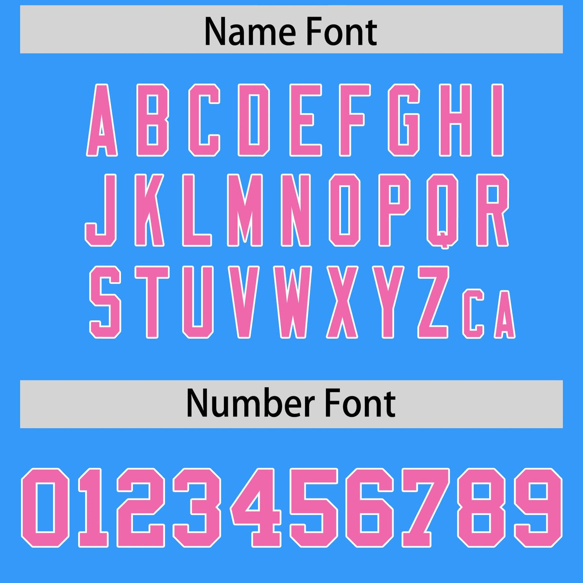 Custom Powder Blue Pink Personalized Shoulder Cut Two-Tone Authentic American Football Jersey