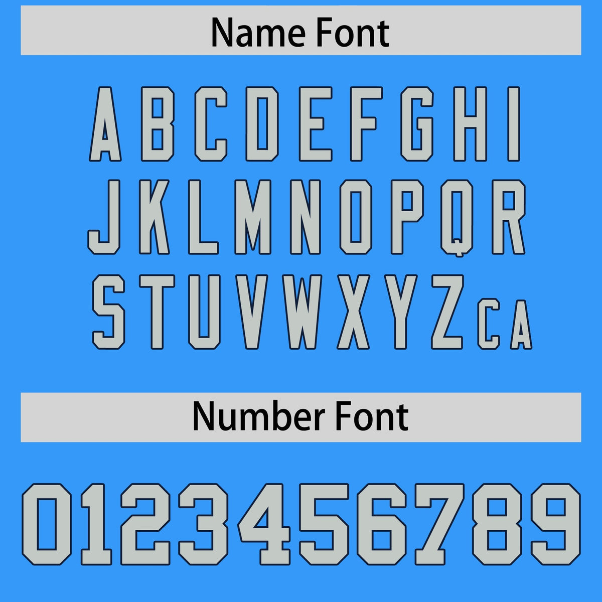 Custom Powder Blue Gray Personalized Shoulder Cut Two-Tone Authentic American Football Jersey