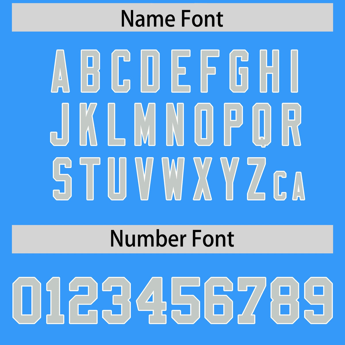 Custom Powder Blue Gray Personalized Shoulder Cut Two-Tone Authentic American Football Jersey