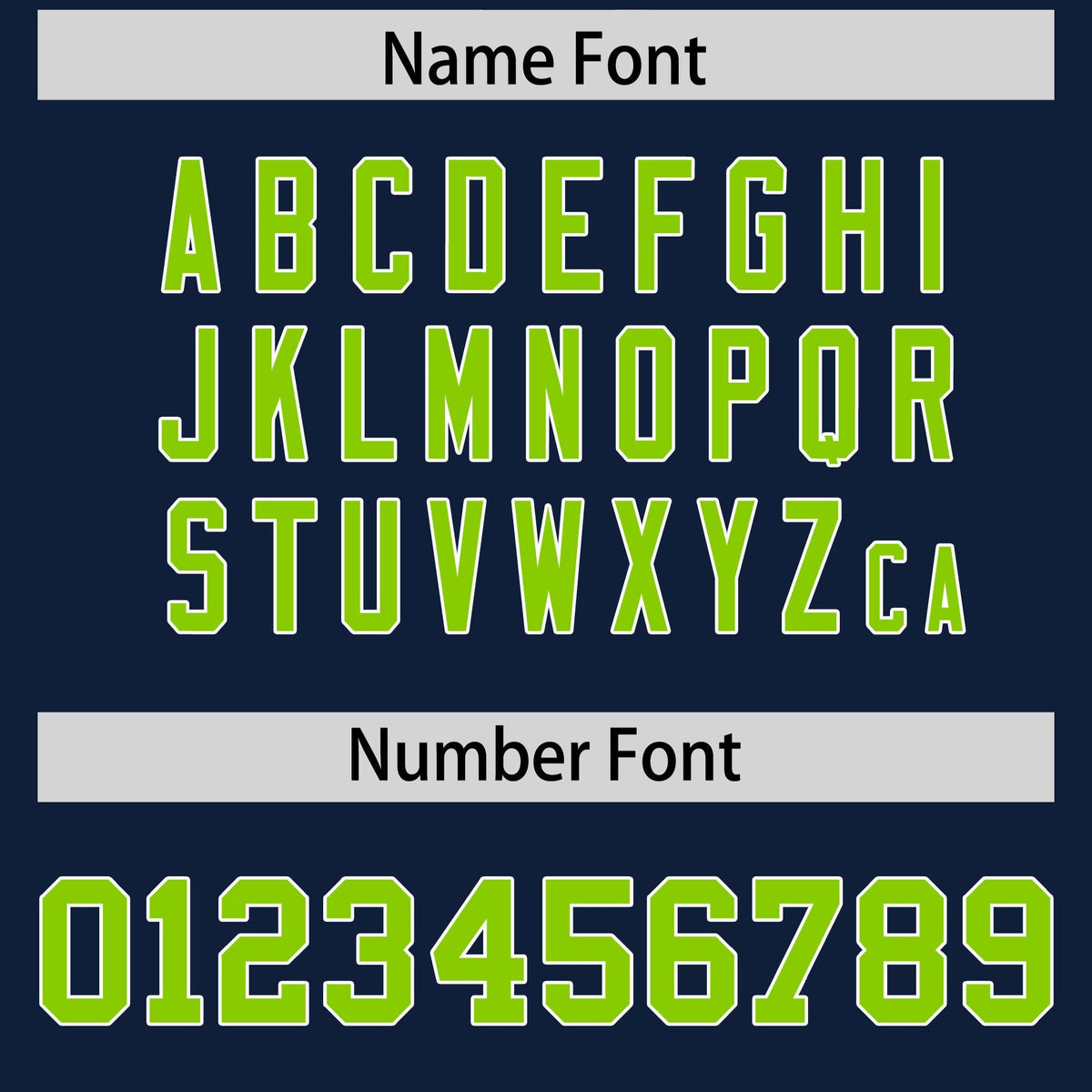 Custom Navy Neon Green Personalized Shoulder Cut Two-Tone Authentic American Football Jersey