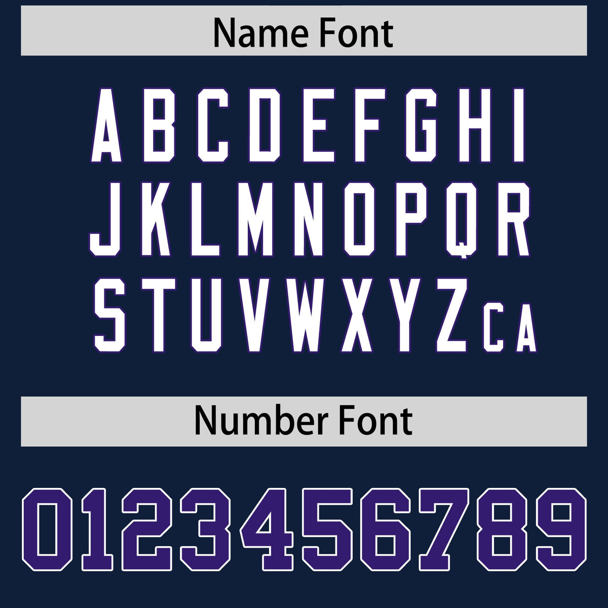 Custom Navy Purple Personalized Shoulder Cut Two-Tone Authentic American Football Jersey