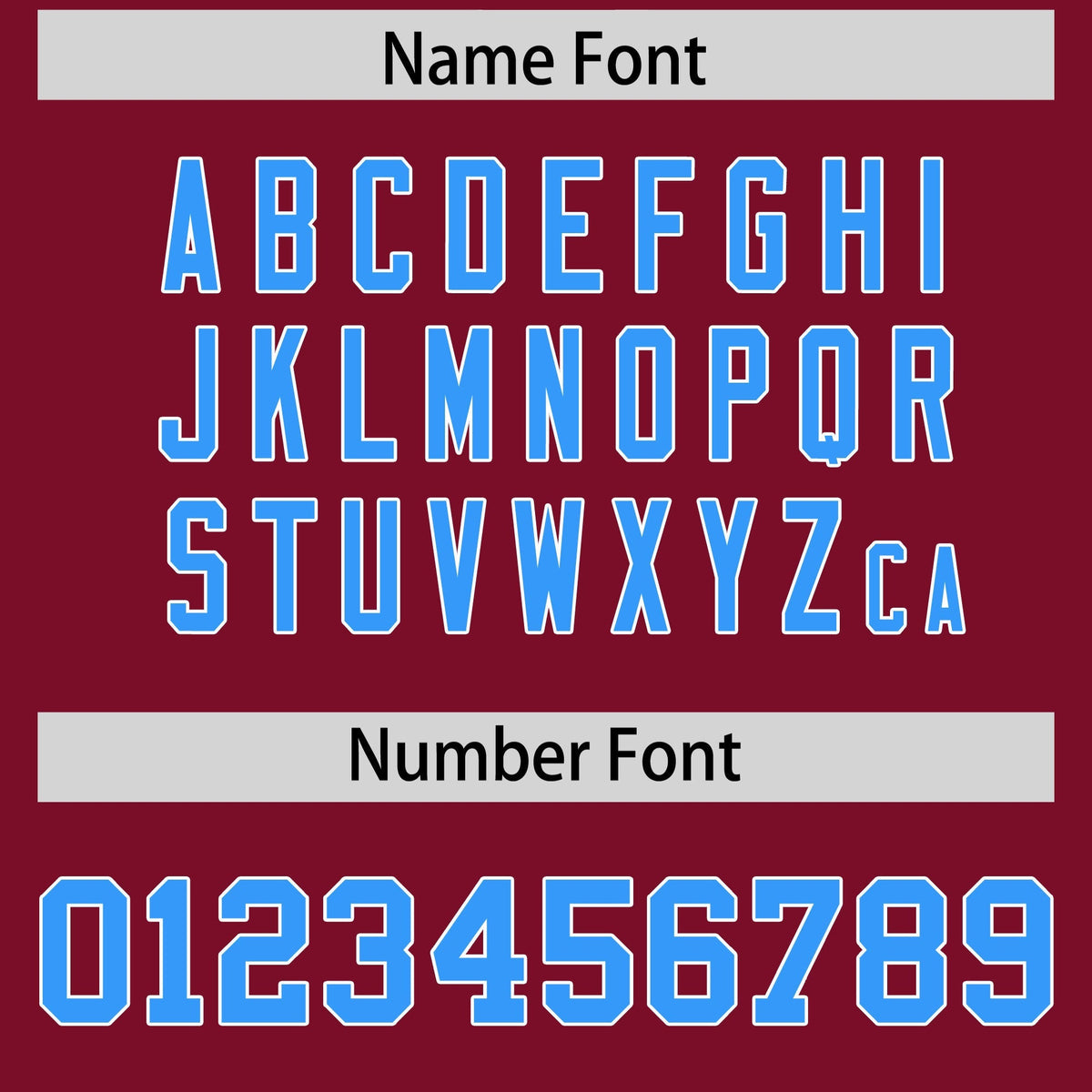 Custom Cardinal Light Blue Personalized Shoulder Cut Two-Tone Authentic American Football Jersey