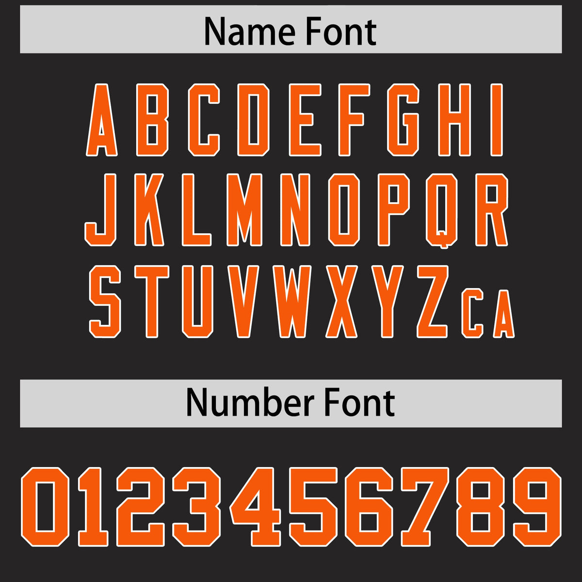 Custom Black Orange Personalized Shoulder Cut Two-Tone Authentic American Football Jersey