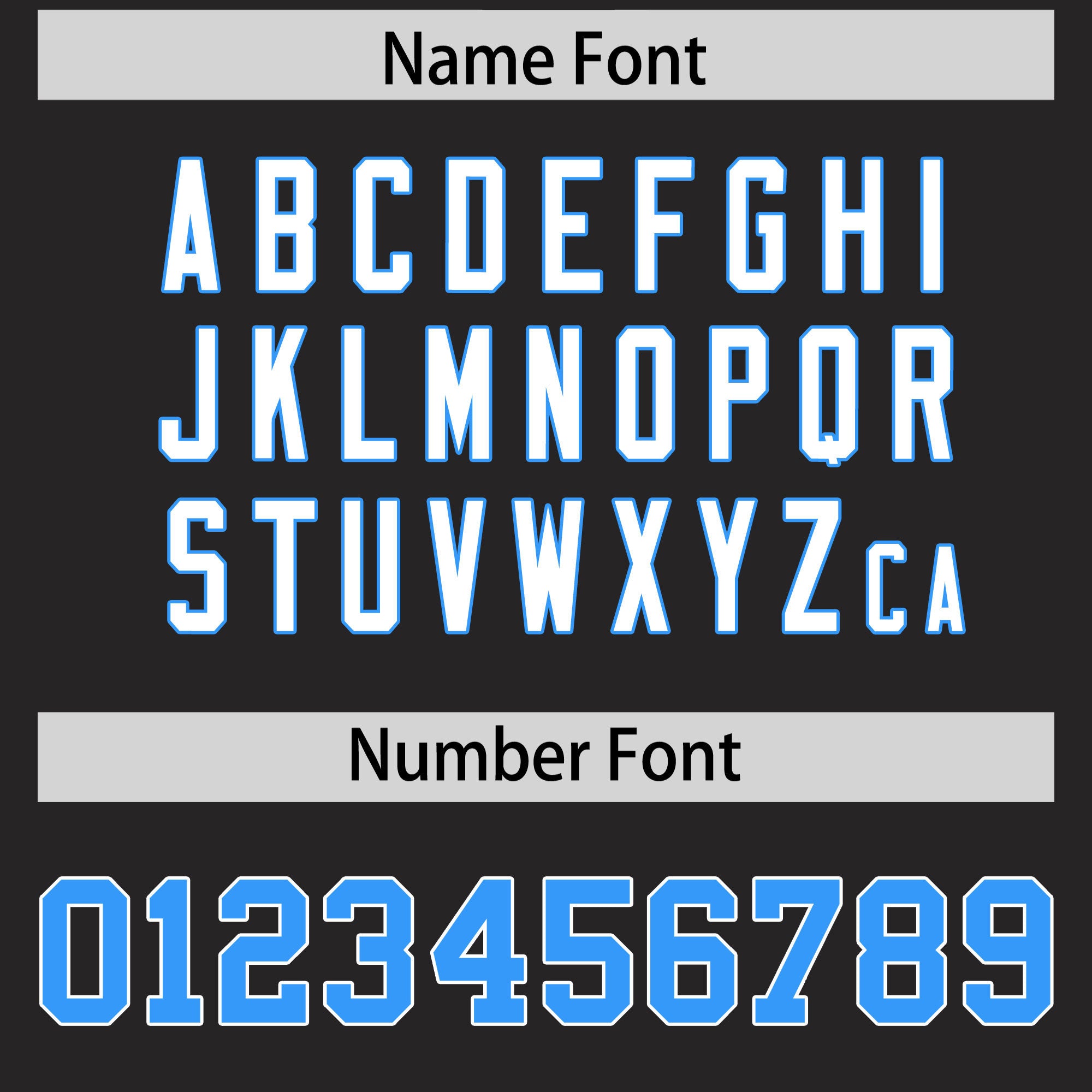Custom Black Light Blue Personalized Shoulder Cut Two-Tone Authentic American Football Jersey