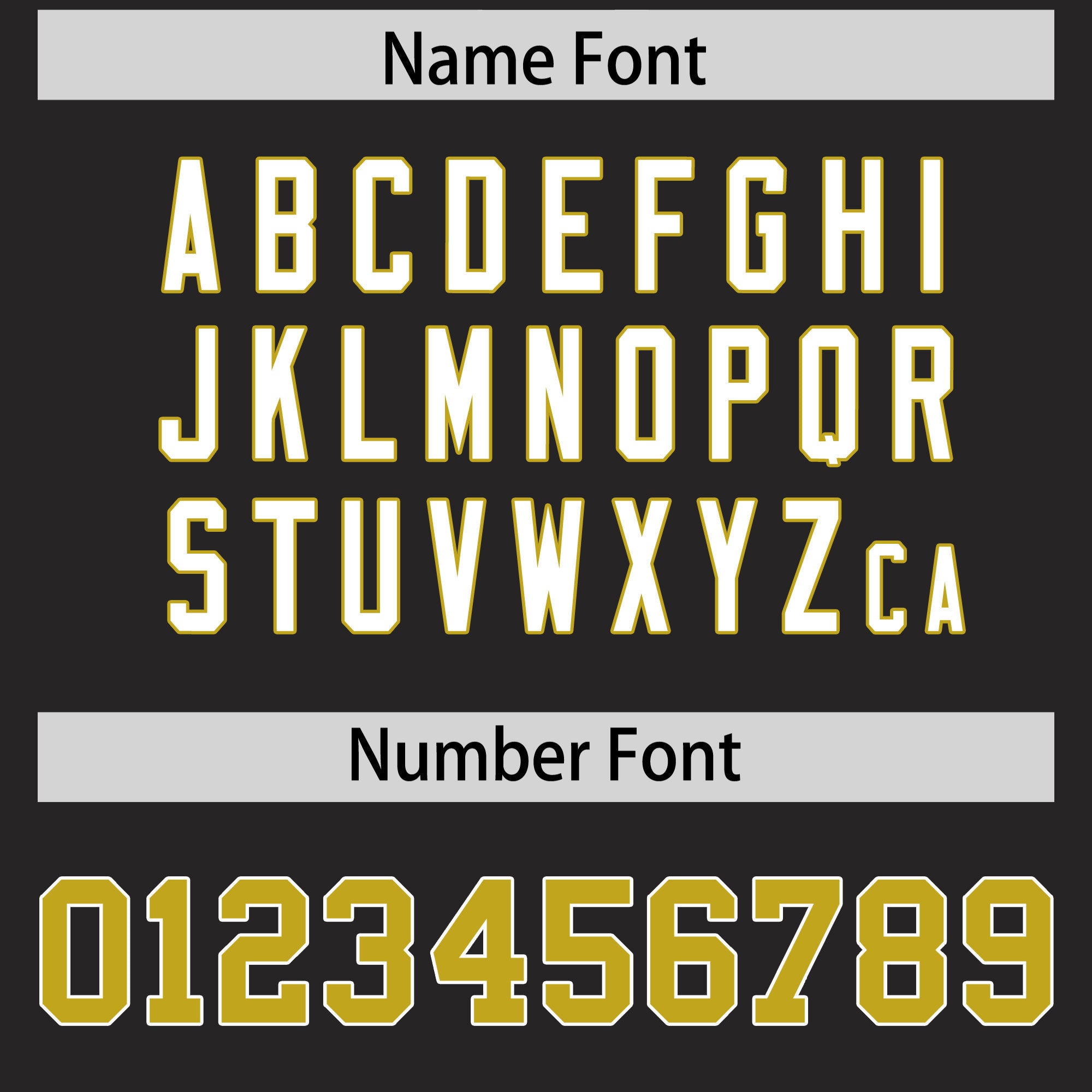 Custom Black Old Gold Personalized Shoulder Cut Two-Tone Authentic American Football Jersey