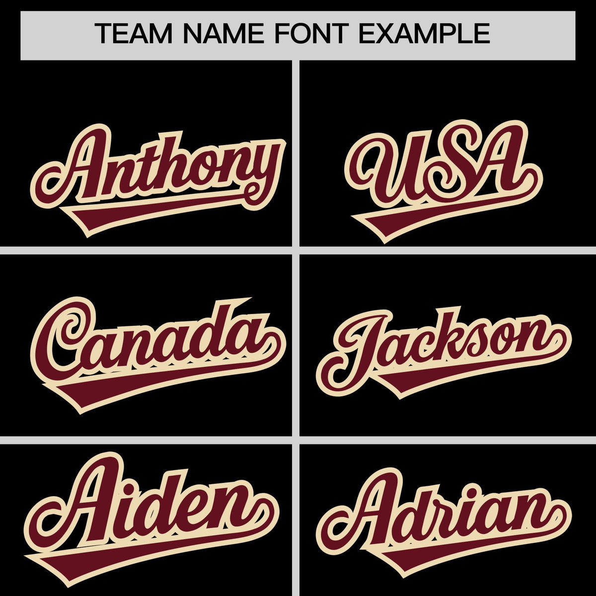 Custom Black Crimson-Khaki Classic Personalized Baseball Sports Uniform| KXKSHOP