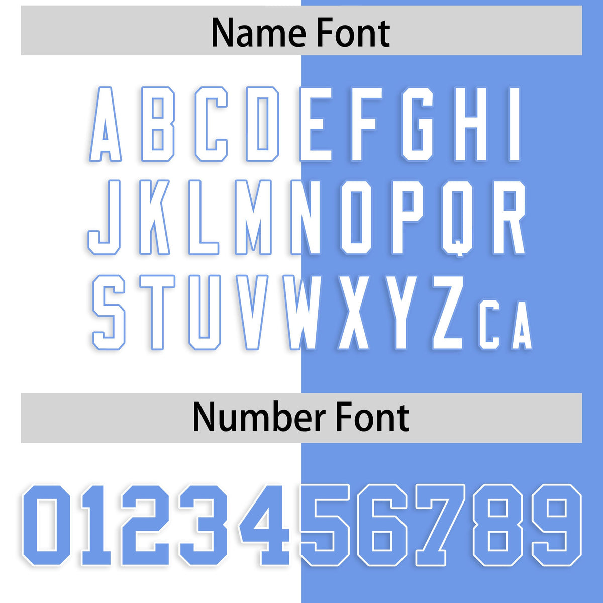 Custom Light Blue White Four Squares Design Performance Polo Shirt