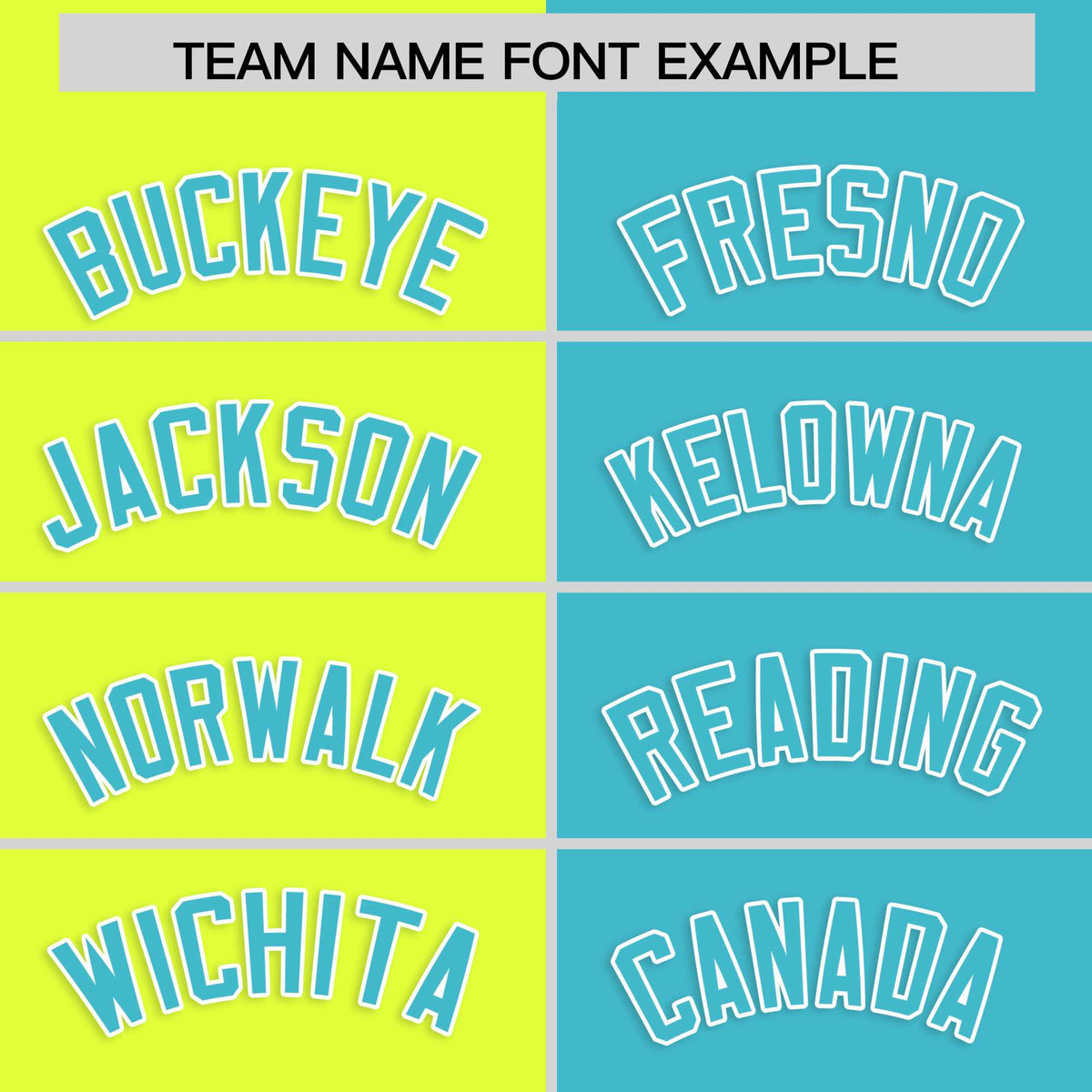 Custom Fluorescent Green Sky Blue Four Squares Design Performance Polo Shirt