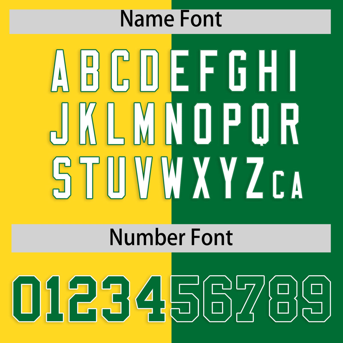 Custom Kelly Green Gold Four Squares Design Performance Polo Shirt