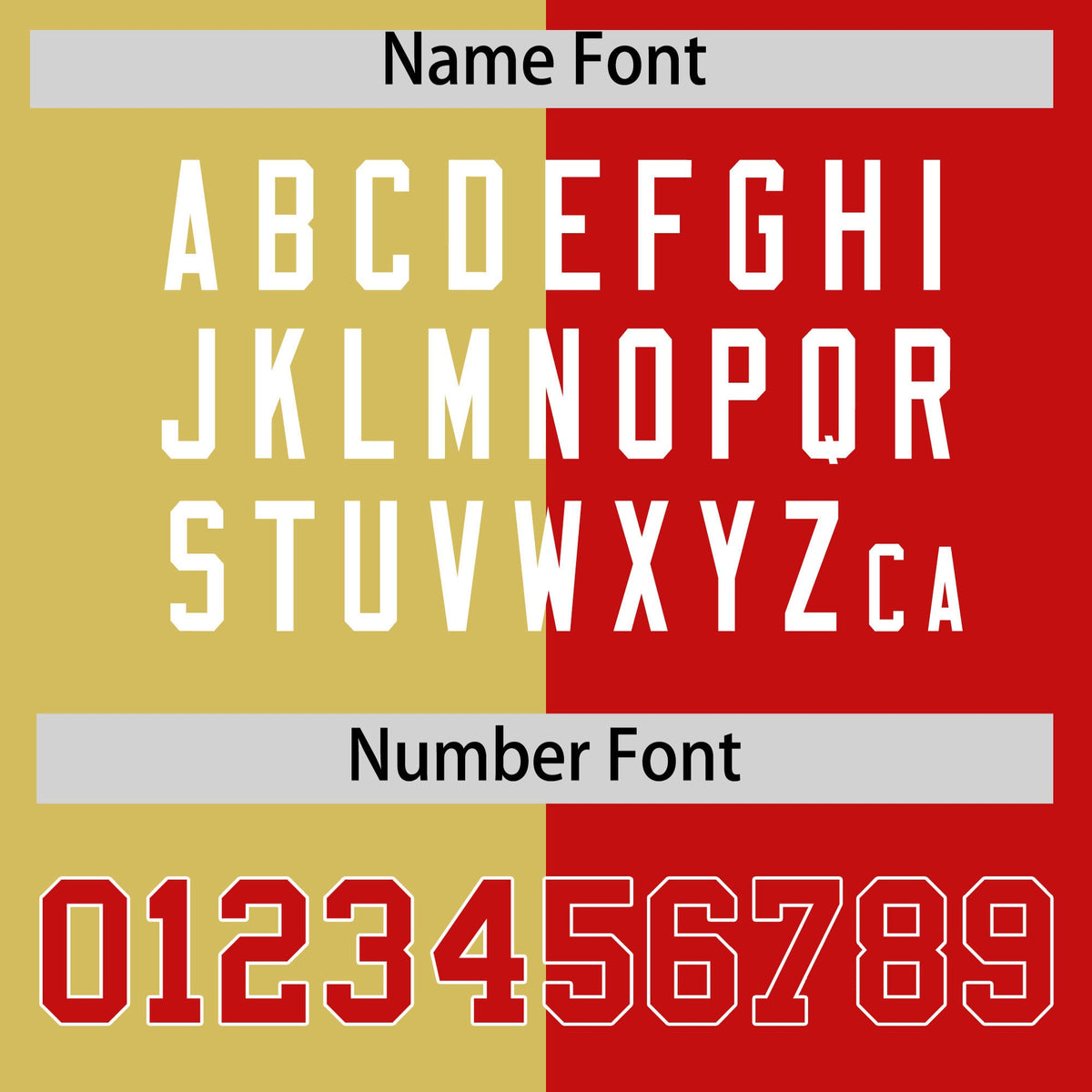 Custom Red Old Gold Four Squares Design Performance Polo Shirt