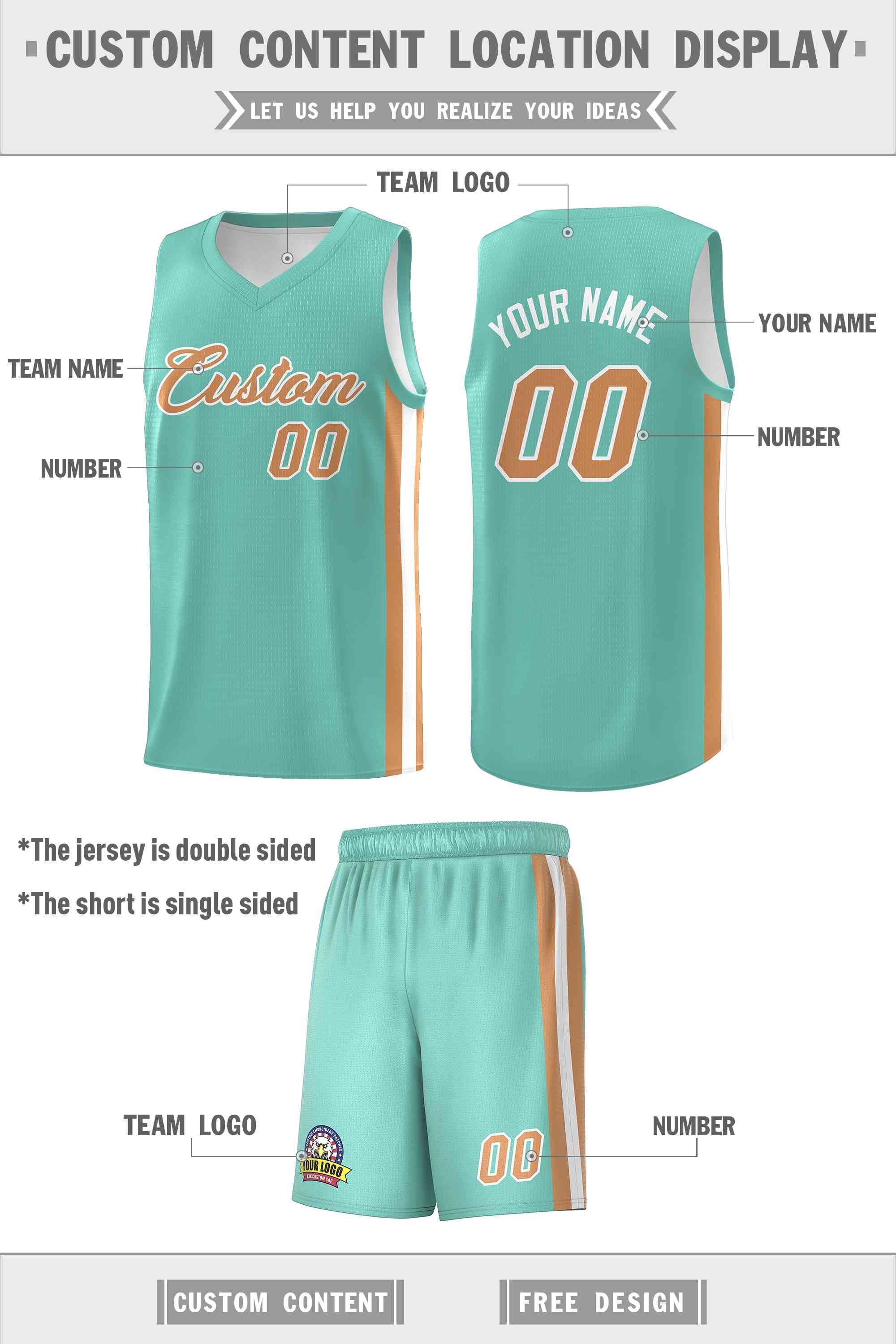 Custom White Orange-Yellow Double Side kits Men Basketball Jersey|KXKSHOP