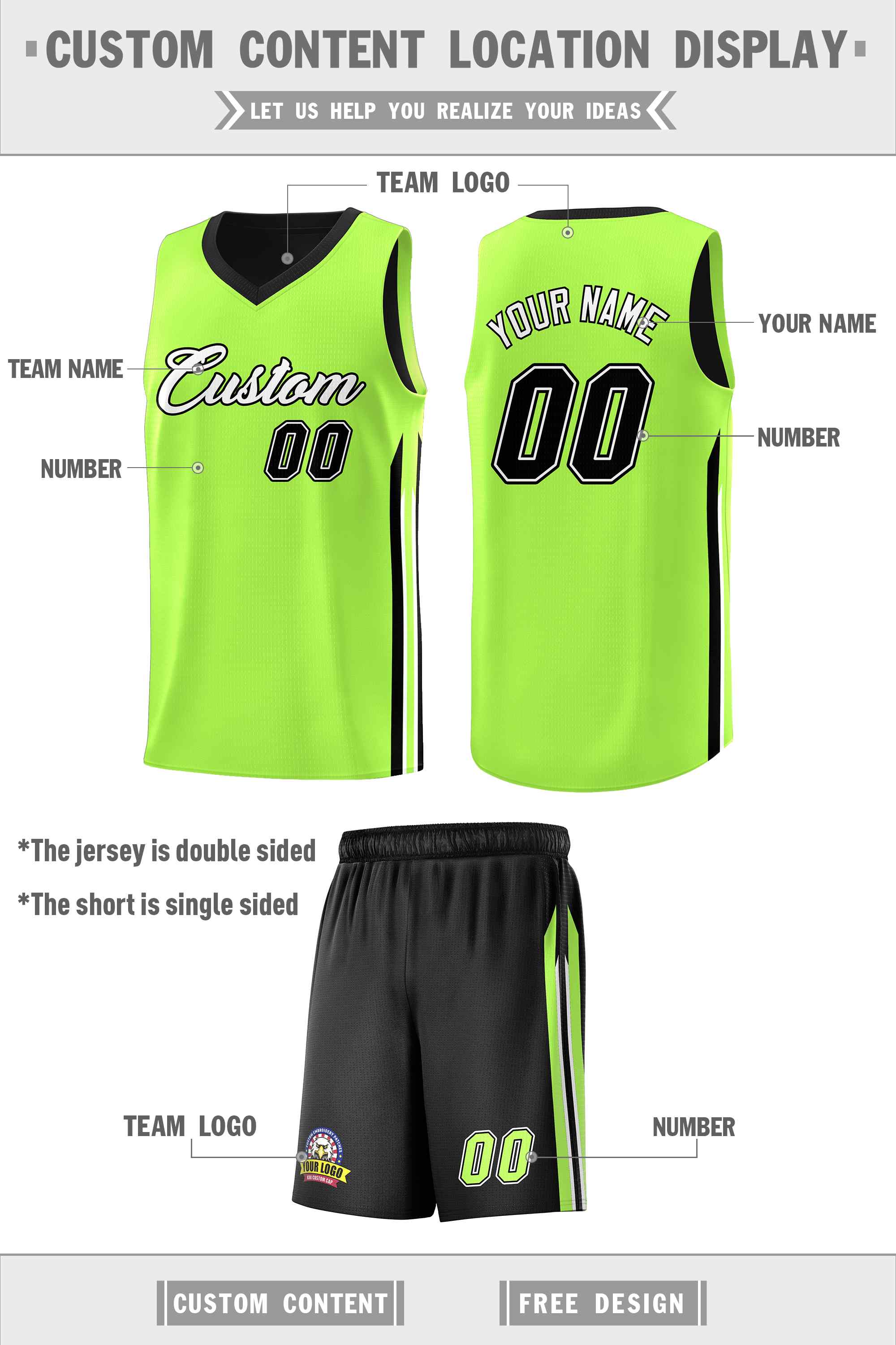 Custom Navy White Double SideKits Men Basketball Jersey | KXKSHOP