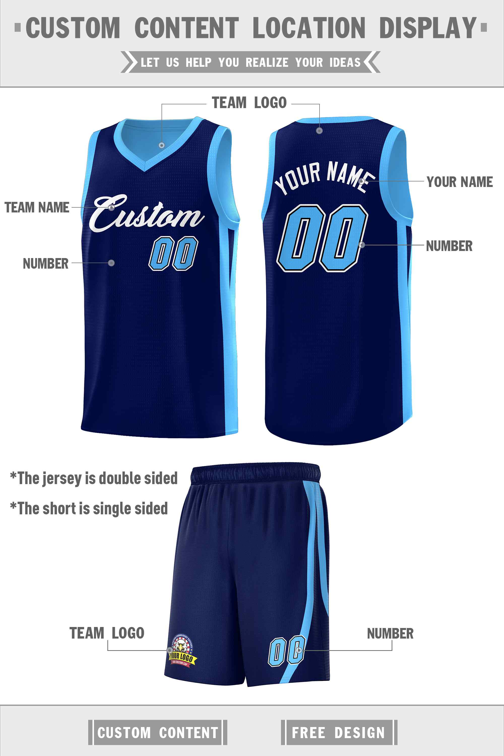 Custom Black White Double Side Sets Men Basketball Jersey | KXKSHOP