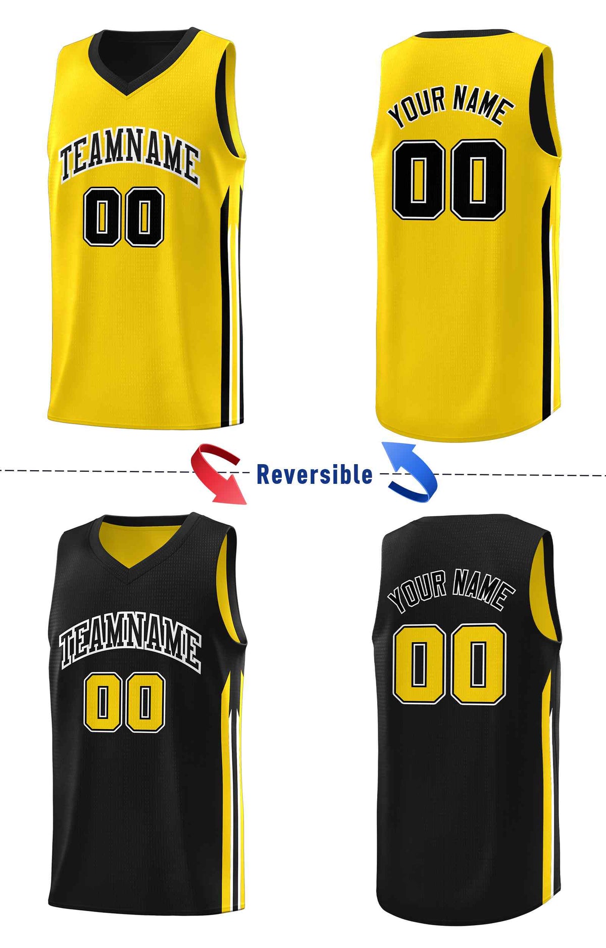 Custom Navy White Double SideKits Men Basketball Jersey | KXKSHOP