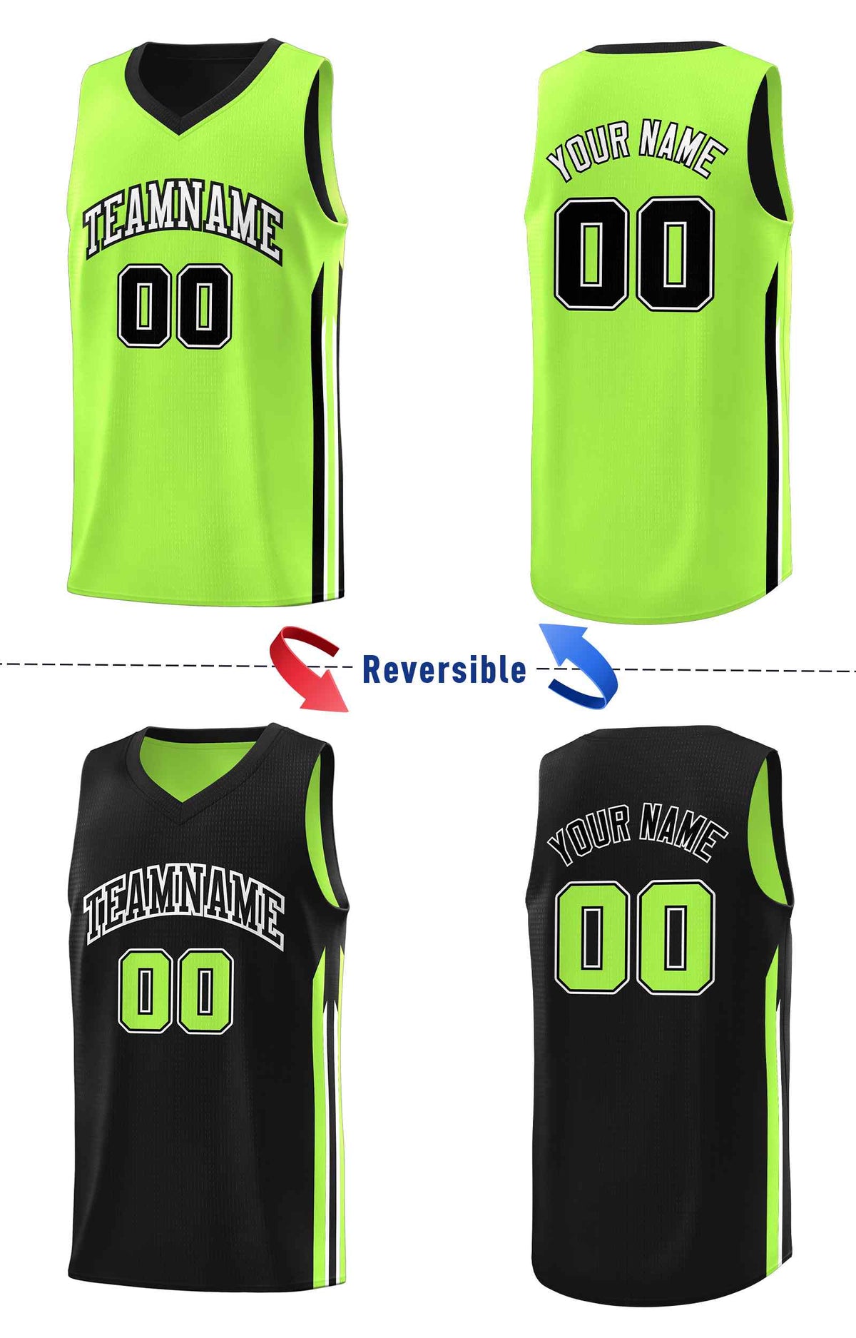 Custom Navy White Double SideKits Men Basketball Jersey | KXKSHOP