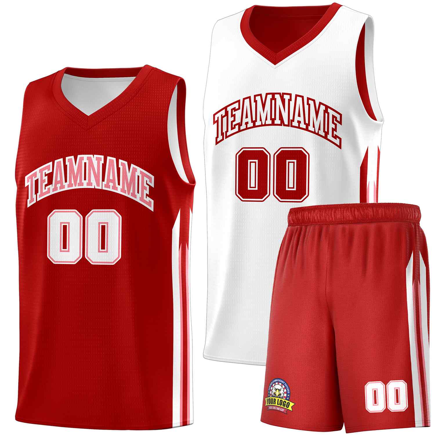 Custom Navy White Double SideKits Men Basketball Jersey | KXKSHOP