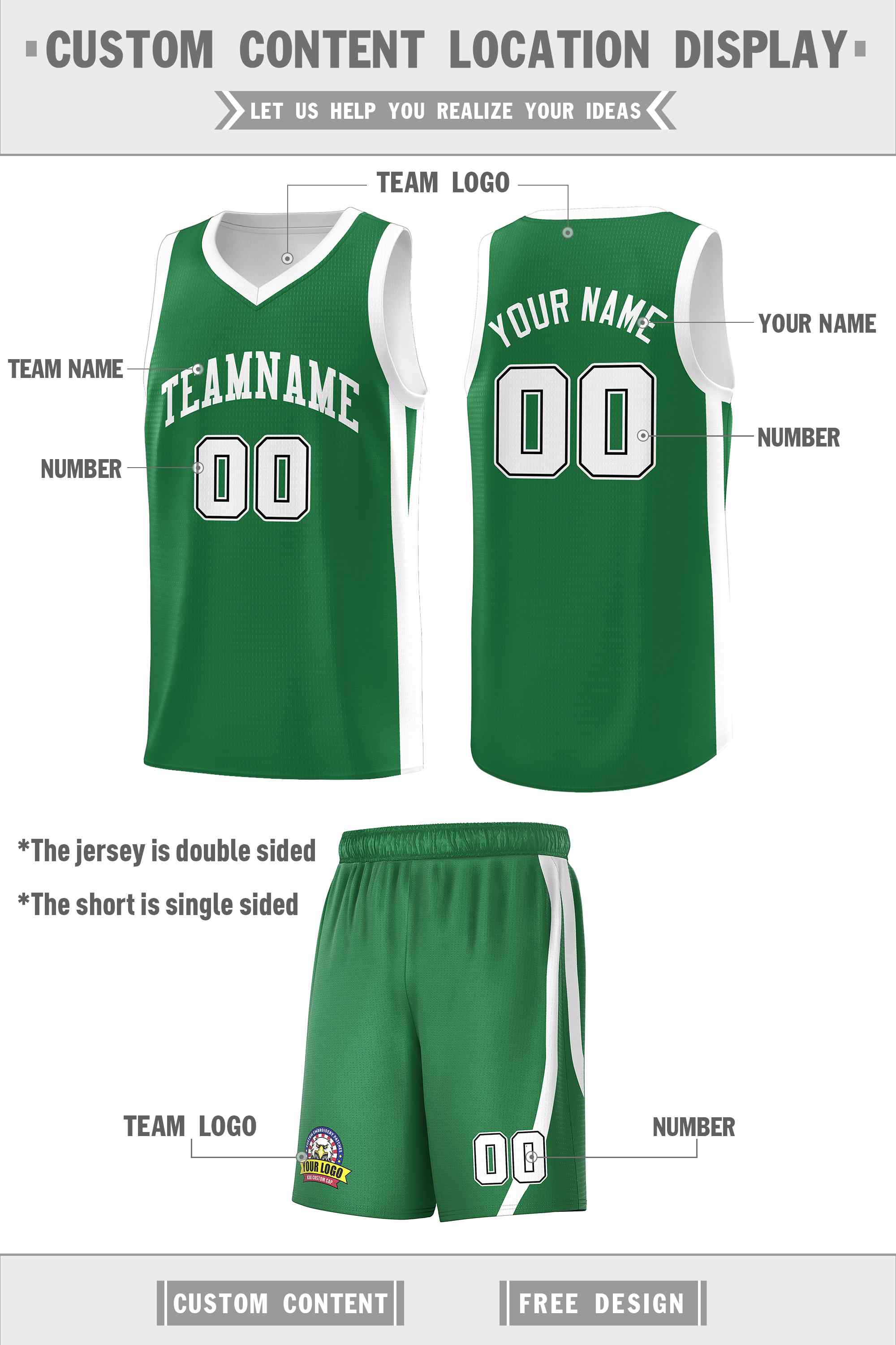 Custom Black White Double Side Sets Men Basketball Jersey | KXKSHOP