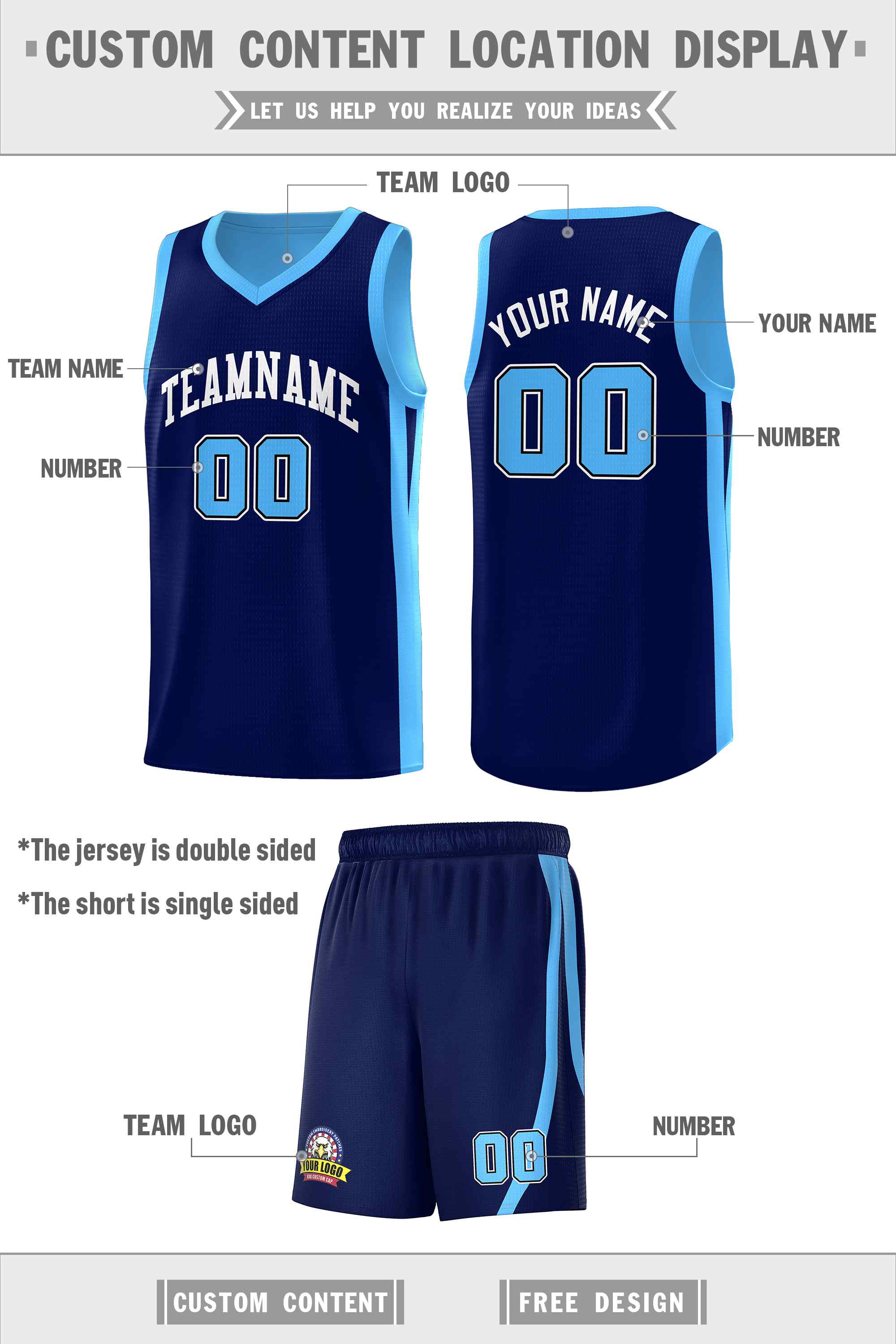 Custom Black White Double Side Sets Men Basketball Jersey | KXKSHOP