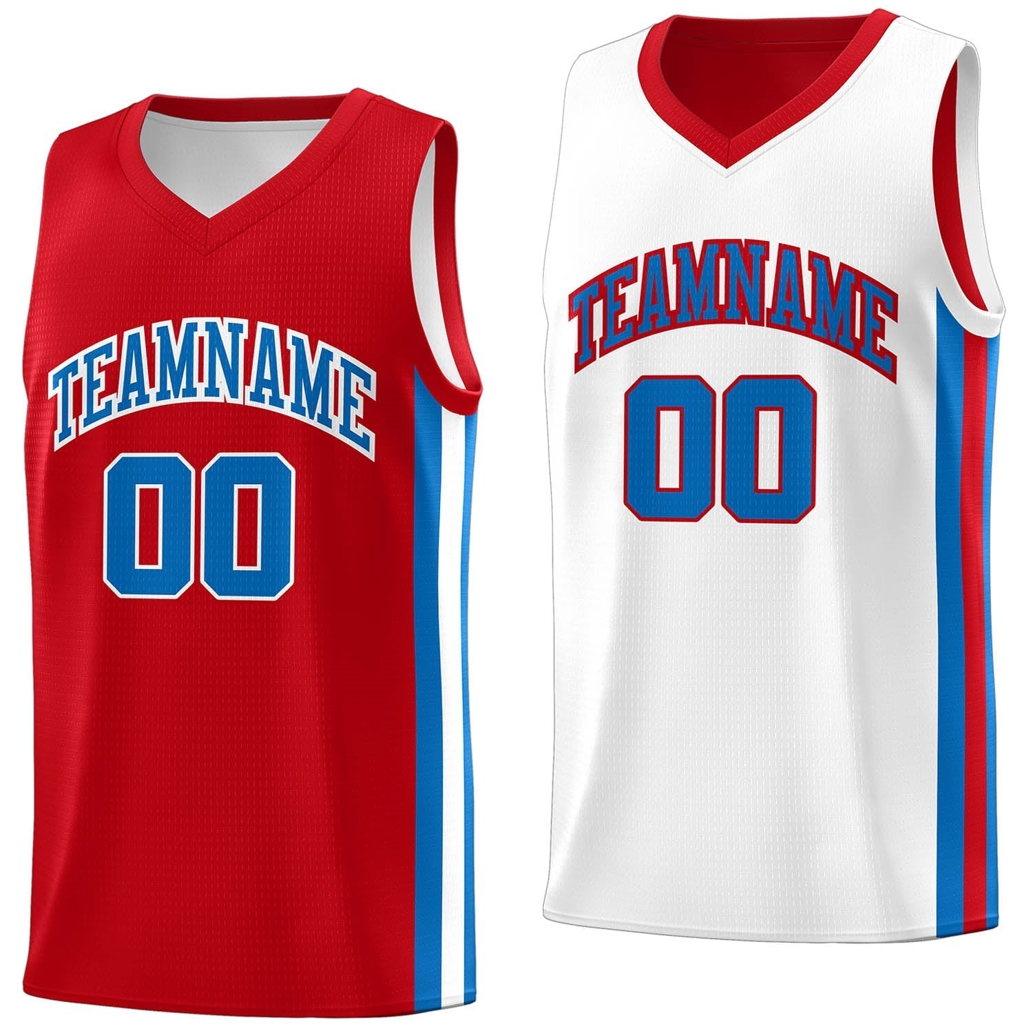 Custom White Orange Double Side Tops Basketball Jersey | KXKSHOP