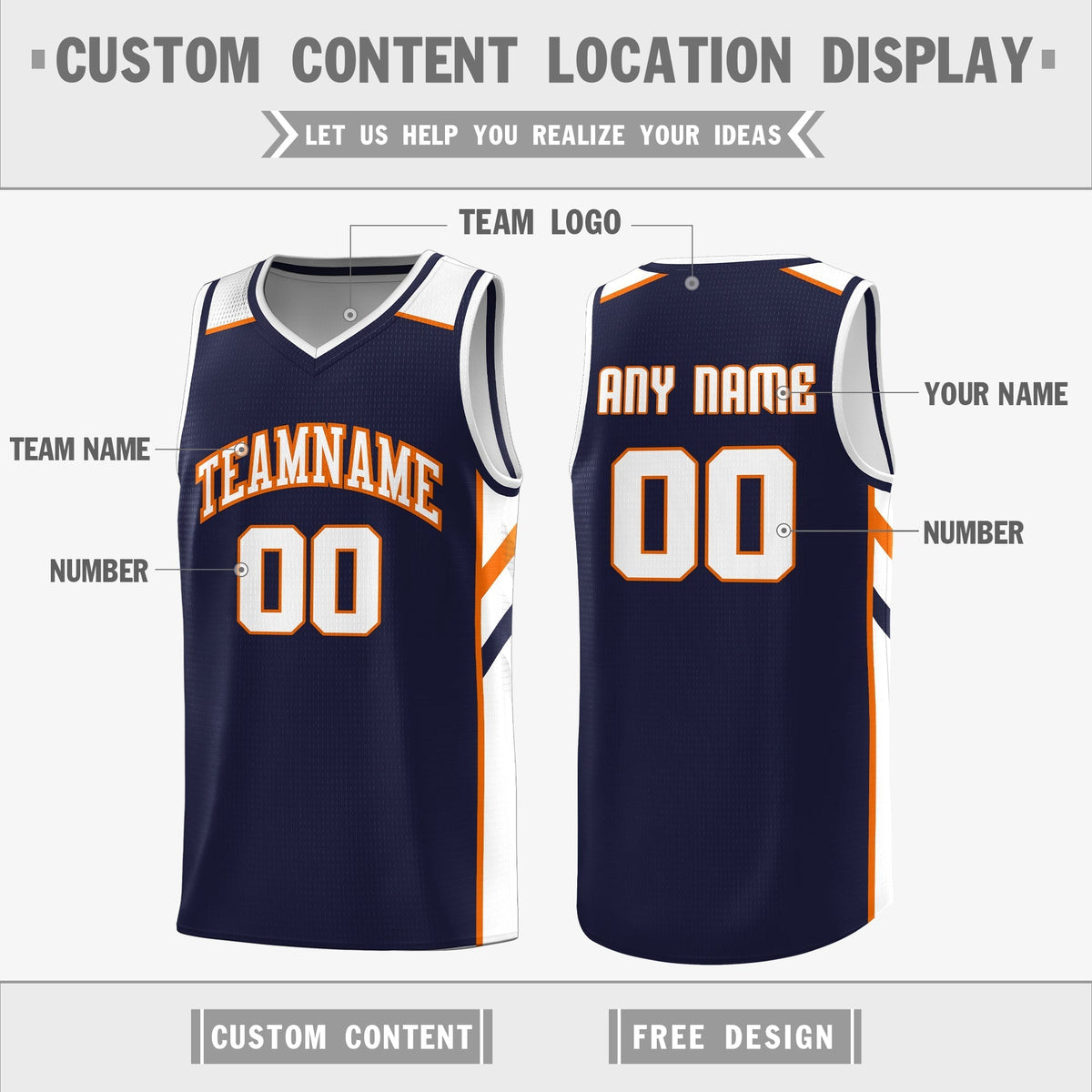 Custom Royal White-Yellow Double Side Tops Fashion Basketball Jersey | KXKSHOP