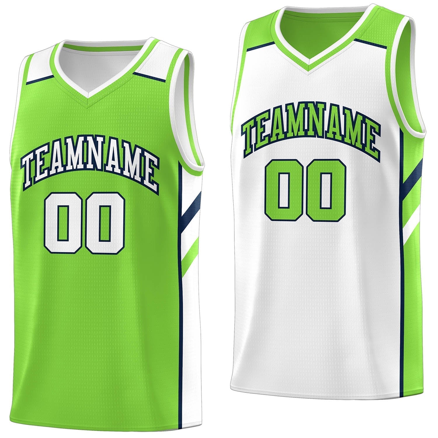 Custom Royal White-Yellow Double Side Tops Fashion Basketball Jersey | KXKSHOP