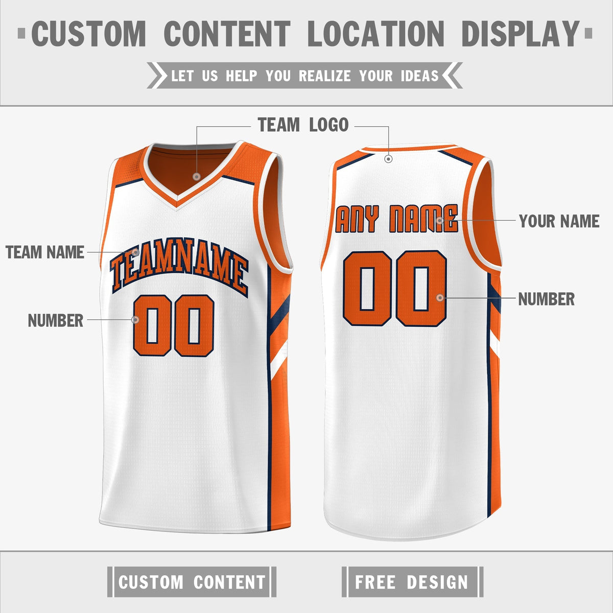 Custom Royal White-Yellow Double Side Tops Fashion Basketball Jersey | KXKSHOP